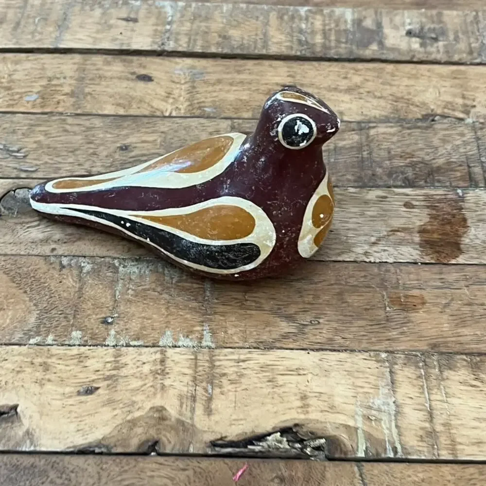 Tonala Mexican Pottery Folk Art Bird Figure 6